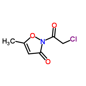 2-(Chloroacetyl)-5-methylisoxazol-3(2H)-one Structure,38100-64-0Structure