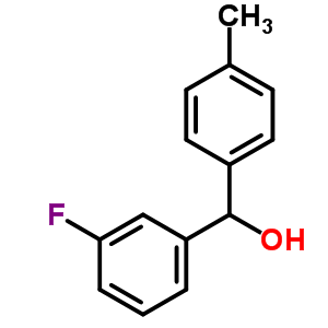 Benzenemethanol, 3-fluoro-α-(4-methylphenyl)- Structure,38158-76-8Structure