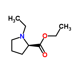 (R)-(+)-1-ethyl-2-pyrrolidinecarboxylic acid ethyl ester Structure,381670-33-3Structure