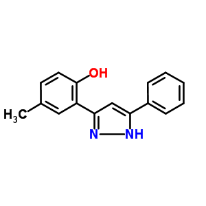 4-Methyl-2-(5-phenyl-1h-pyrazol-3-yl)-phenol Structure,38214-71-0Structure