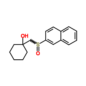 1-((2-Naphthylsulfinyl)methyl)cyclohexanol Structure,38226-53-8Structure