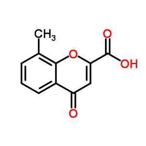 8-Methyl-4-oxo-4H-chromene-2-carboxylic acid Structure,38243-78-6Structure