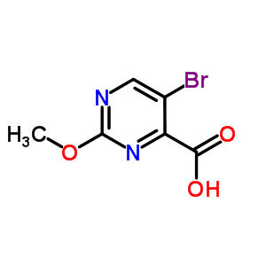 5-Bromo-2-methoxypyrimidine-4-carboxylic acid Structure,38275-37-5Structure