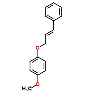 1-Methoxy-4-((e)-3-phenyl-allyloxy)-benzene Structure,38276-72-1Structure