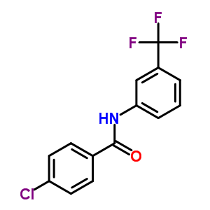 4-Chloro-n-[3-(trifluoromethyl)phenyl]benzamide Structure,3830-65-7Structure