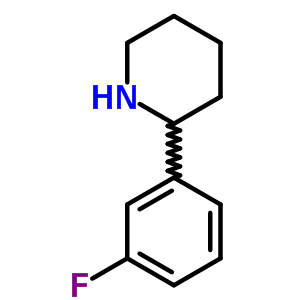 2-(3-Fluorophenyl)piperidine Structure,383128-42-5Structure