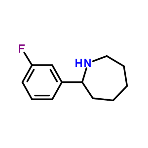 2-(3-氟苯基)-氮杂烷结构式_383130-06-1结构式