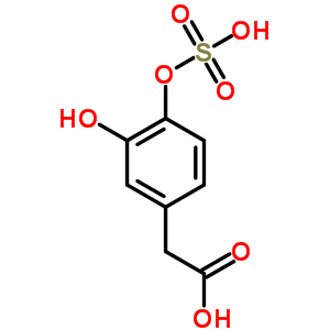 2-(3-Hydroxy-4-sulfooxy-phenyl)acetic acid Structure,38339-04-7Structure