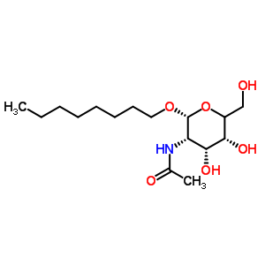 Octyl 2-acetamido-2-deoxy-b-d-galactopyranoside Structure,383417-49-0Structure