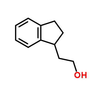 2-茚满-1-基-乙醇结构式_38425-66-0结构式