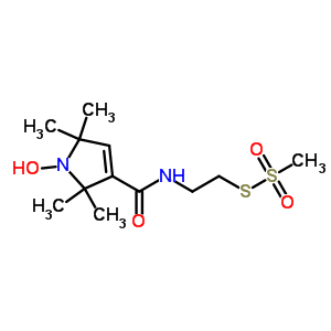 (1-Oxyl-2,2,5,5-tetramethylpyrroline-3-yl)carbamidoethyl Methanethiosulfonate Structure,384342-59-0Structure