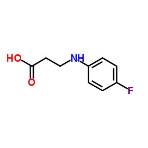 N-(4-fluorophenyl)-3-aminopropionic acid Structure,38470-22-3Structure