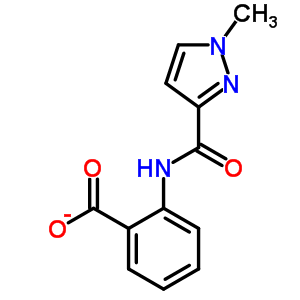 2-[(1-甲基-1H-吡唑-3-羰基)-氨基]-苯甲酸结构式_385383-59-5结构式