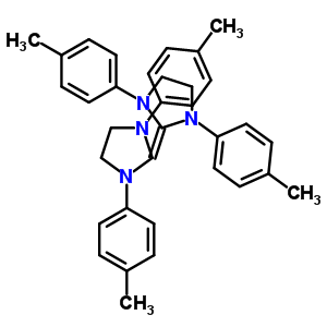 2-[1,3-双(4-甲基苯基)-2-咪唑啉]-1,3-双(4-甲基苯基)-咪唑啉结构式_38556-77-3结构式