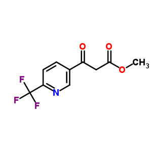 6-(三氟甲基)烟酰基乙酸甲酯结构式_386704-15-0结构式