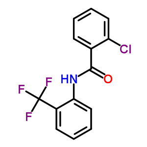 2-Chloro-n-[2-(trifluoromethyl)phenyl]benzamide Structure,3873-78-7Structure