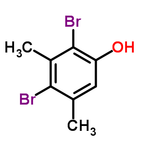 2,4-Dibromo-3,5-dimethylphenol Structure,38730-39-1Structure