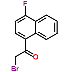 Ethanone,2-bromo-1-(4-fluoro-1-naphthalenyl)- Structure,388-31-8Structure