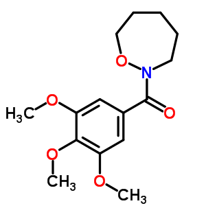 Hexahydro-1,2-oxazepin-2-yl (3,4,5-trimethoxyphenyl) ketone Structure,38943-51-0Structure