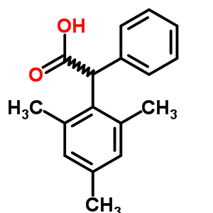 Benzeneacetic acid,2,4,6-trimethyl-a-phenyl- Structure,3901-04-0Structure