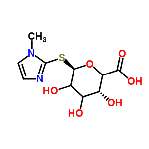 Methimazole thio-beta-d-glucuronide Structure,39038-19-2Structure