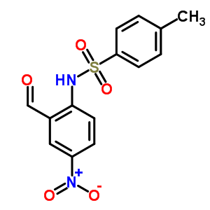 N-(2-formyl-4-nitro-phenyl)-4-methyl-benzenesulfonamide Structure,39119-35-2Structure