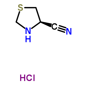 (R)-4-氰基噻唑烷盐酸盐结构式_391248-17-2结构式