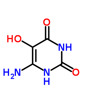 2,4(1H,3h)-pyrimidinedione, 6-amino-5-hydroxy-(9ci) Structure,3914-34-9Structure