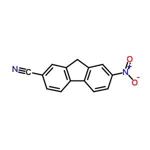 9H-fluorene-2-carbonitrile,7-nitro- Structure,39150-37-3Structure