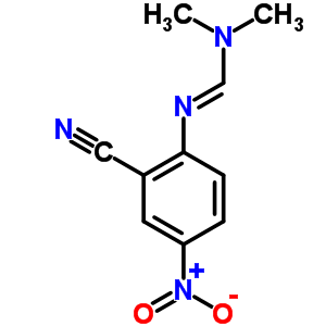 N’-(2-cyano-4-nitrophenyl)-n,n-dimethyliminoformamide Structure,39263-34-8Structure