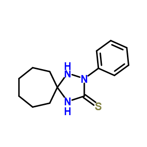 2-Phenyl-1,2,4-triazaspiro[4.6]undecane-3-thione Structure,39263-82-6Structure