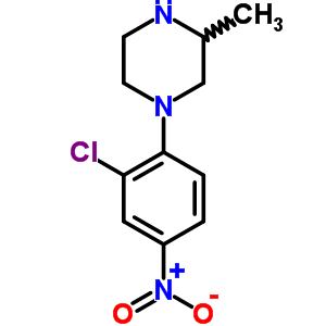 1-(2-Chloro-4-nitrophenyl)-3-methylpiperazine hydrochloride Structure,392710-17-7Structure