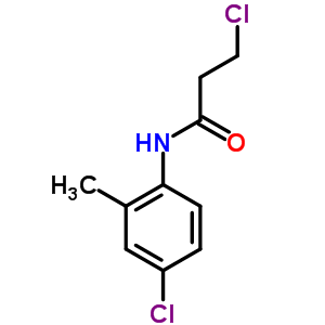 3-Chloro-n-(4-chloro-2-methyl-phenyl)propanamide Structure,39494-12-7Structure