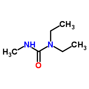 N,N-二乙基-n-甲基脲结构式_39499-81-5结构式