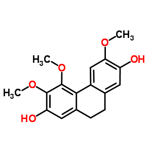 9,10-Dihydro-3,4,6-trimethoxy-2,7-phenanthrenediol Structure,39499-93-9Structure