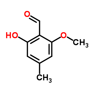 Benzaldehyde,2-hydroxy-6-methoxy-4-methyl- Structure,39503-23-6Structure