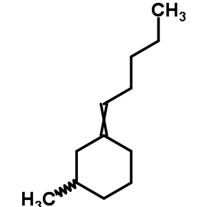 Cyclohexane,1-methyl-3-pentylidene- Structure,39546-81-1Structure