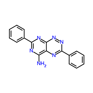 Pyrimido[5,4-e]-1,2,4-triazin-5-amine,3,7-diphenyl- Structure,39550-24-8Structure