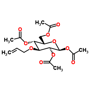 1,2,4,6-Tetra-o-acetyl-3-o-allyl-β-d-glucopyranose Structure,39698-00-5Structure