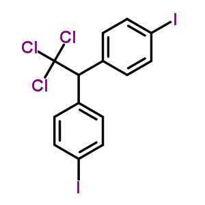 1-碘-4-[2,2,2-三氯-1-(4-碘苯基)乙基]苯结构式_3972-13-2结构式