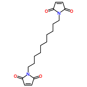 1,10-双(马来酰亚胺)癸烷结构式_39763-02-5结构式