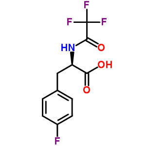 3-(4-Fluorophenyl)-2-[(2,2,2-trifluoroacetyl)amino]propanoic acid Structure,39801-54-2Structure