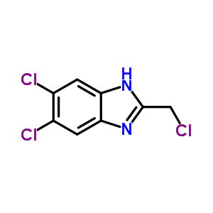 5,6-Dichloro-2-chloromethyl-1h-benzoimidazole Structure,39811-03-5Structure