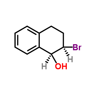 (1S,2r)-2-bromo-1,2,3,4-tetrahydro-naphthalen-1-ol Structure,39834-40-7Structure