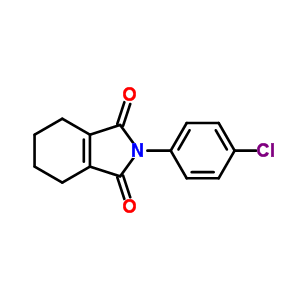 3,4,5,6-Tetrahydro-n-(4-chlorophenyl)phthalimide Structure,39985-63-2Structure