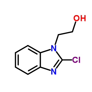 2-(2-氯-苯并咪唑-1-基)-乙醇结构式_40019-65-6结构式