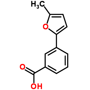 3-(5-Methyl-2-furyl)benzoic acid Structure,400746-01-2Structure