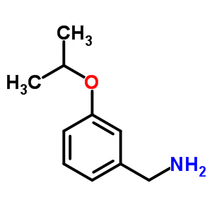 (3-异丙氧基苯基)甲胺结构式_400771-44-0结构式