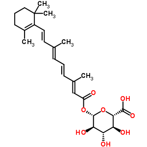 trans-Retinoyl-beta-glucuronide Structure,401-10-5Structure