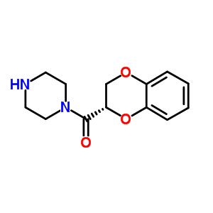 (S)-1,4-benzodioxan-2-carboxypiperazine Structure,401941-54-6Structure